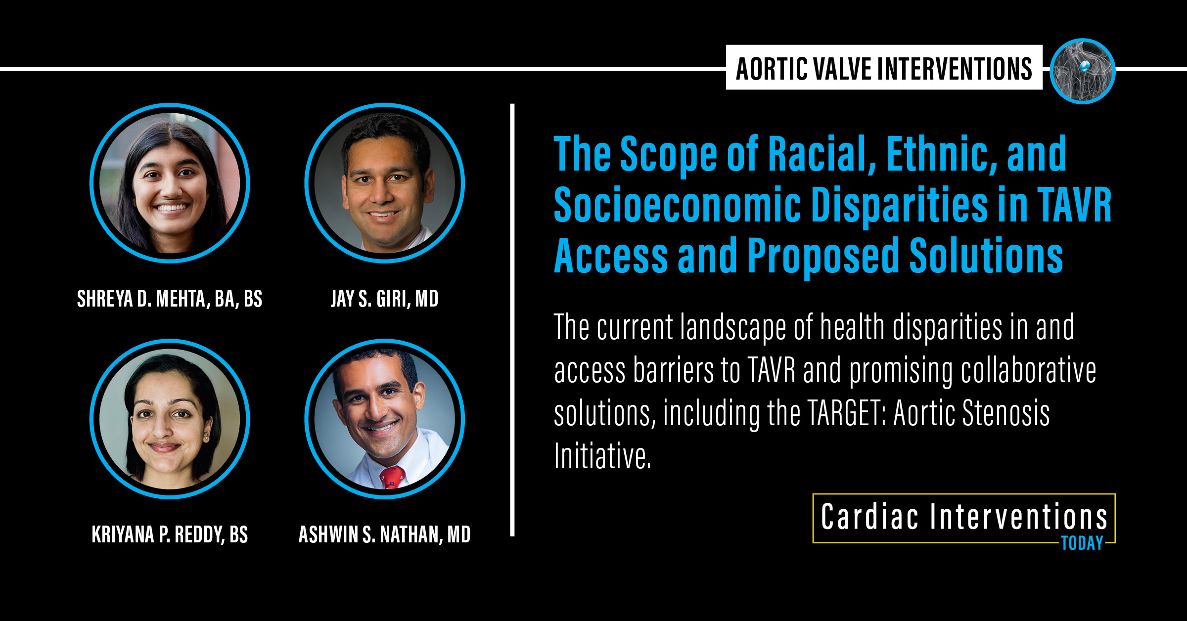 The Scope of Racial, Ethnic, and Socioeconomic Disparities in TAVR
